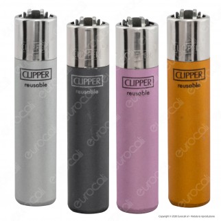 Clipper Large Fantasia Metallic - 4 Accendini