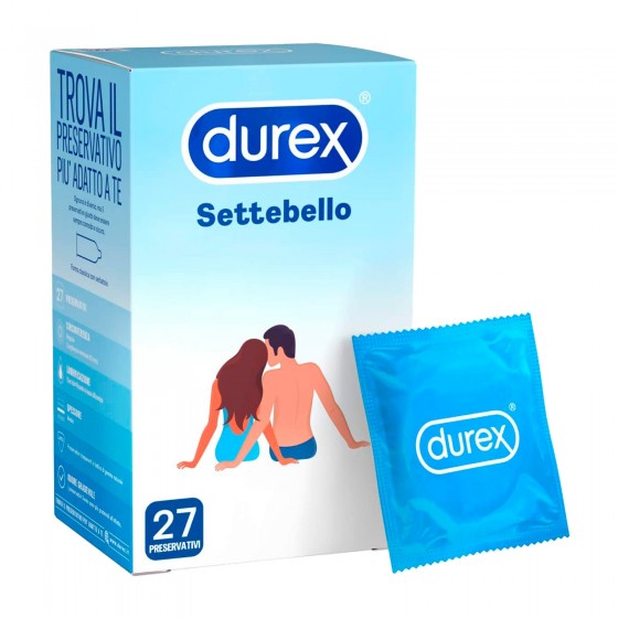 Preservativi Durex Settebello - Scatola 27 pezzi Preservativi Durex Settebello - Scatola 27 pezzi
