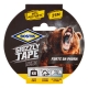 Bostik Grizzly Tape Nastro Nero Telato in PE Impermeabile - 25 Metri