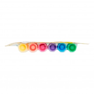 UHU Glitter Glue Shiny Colla a Penna - 1 Blister da 6 Tubetti