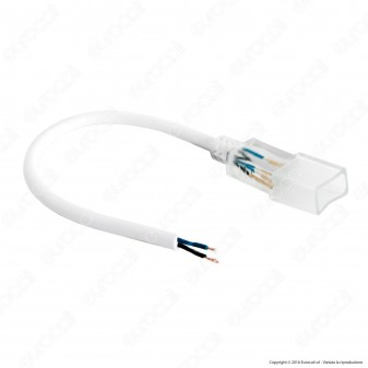 V-Tac Cavo di Alimentazione con Connettore per LED Neon StripLight -