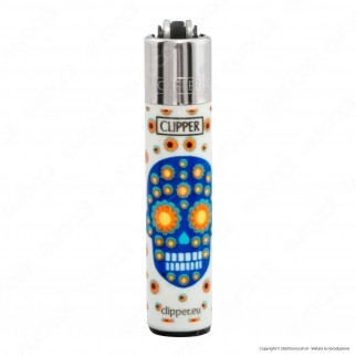 Clipper Micro Fantasia Happy Skulls - Box da 48 Accendini [TERMINATO]