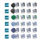 Immagine 2 - Sicura Protection 24 Mascherine Protettive Colorate Monouso con