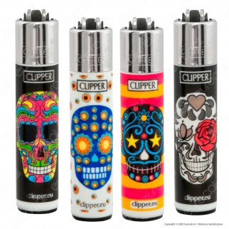 Clipper Micro Fantasia Happy Skulls - 4 Accendini [TERMINATO]
