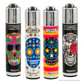 Clipper Micro Fantasia Happy Skulls - 4 Accendini [TERMINATO]