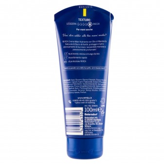 Nivea Crema Mani Idratante Nutriente con Olio di Mandorla e Burro di