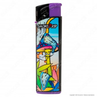 SmokeTrip Accendini Elettronici Ricaricabili Fantasia Painters - Box da 50 Accendini