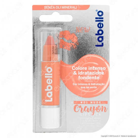 Labello Crayon Lipstick Nude Matitone Labbra Colora e Idrata -