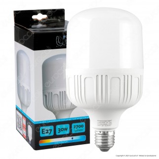 Intereurope Light Lampadina LED E27 30W Tubolare T100 - mod.