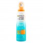 Garnier Ambre Solaire Acqua UV SPF 50 Spray Nebulizzatore Protezione Alta con Aloe Vera Senza Alcool - Flacone da 200ml