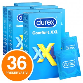 Preservativi Durex Comfort XXL Extra Large - 36 Profilattici