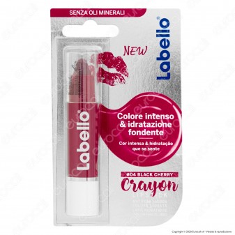 Labello Crayon Lipstick Black Cherry Matitone Labbra Colora e Idrata