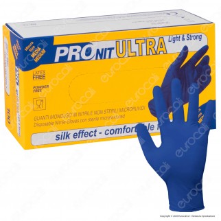 Gardening Guanti Monouso Blu in Nitrile Senza Talco - Confezione da