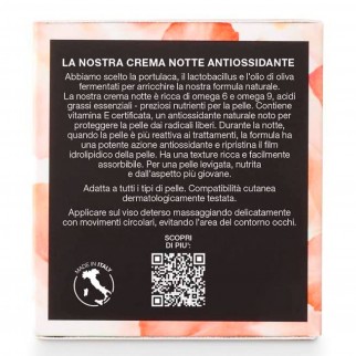 Florena Fermented Skincare Crema Notte Antiossidante Naturale con