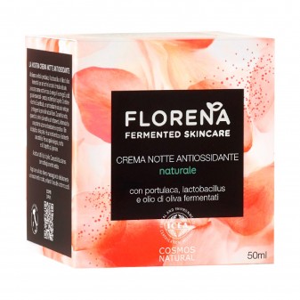 Florena Fermented Skincare Crema Notte Antiossidante Naturale con