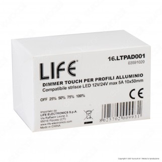 Life Dimmer Touch per Strisce LED compatibile con Profili in