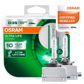 Osram Ultra Life Xenarc Fari Xeno 35W - 2 Lampadine D3S