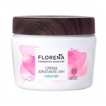 Florena Fermented Skincare Crema Idratante 24H Naturale - Barattolo