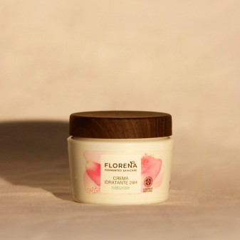 Florena Fermented Skincare Crema Idratante 24H Naturale - Barattolo