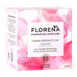 Florena Fermented Skincare Crema Idratante 24H Naturale - Barattolo