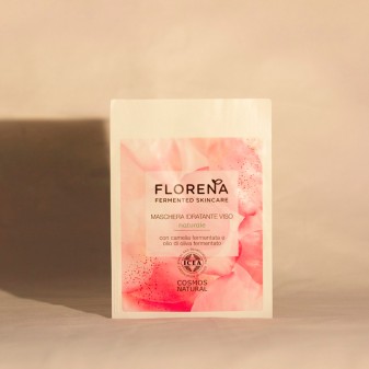 Florena Fermented Skincare Maschera Idratante Naturale - Confezione con 1 Trattamento Monouso