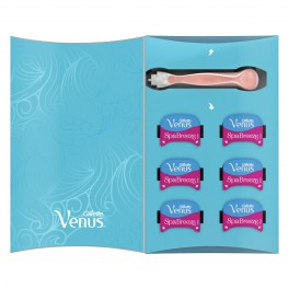 Gillette Venus Spa Breeze Kit con Rasoio per la Depilazione + 14