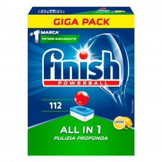Finish Powerball All in 1 al Limone per Lavastoviglie Pulizia