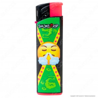 SmokeTrip Accendini Elettronici Ricaricabili Fantasia Emoticon - Box