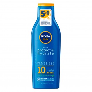 Nivea Sun Latte Solare Protect & Hydrate Protezione Bassa SPF 10 -