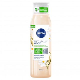 Nivea Naturally Good Detergente Doccia Olio in Gel alla Camomilla e