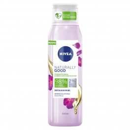 Nivea Naturally Good Detergente Doccia Olio in Gel alla Rosa e Olio