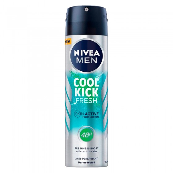 Nivea Men Deodorante Spray Cool Kick Fresh - Flacone da 150 ml Nivea Men Deodorante Spray Cool Kick Fresh - Flacone da 150 ml