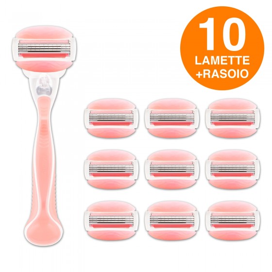 Gillette Venus Spa Breeze Kit con Rasoio per la Depilazione + 10 Gillette Venus Spa Breeze Kit con Rasoio per la Depilazione + 10