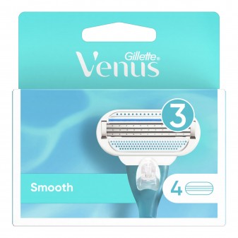 Gillette Venus Smooth Kit con Rasoio per la Depilazione + 10 Lamette