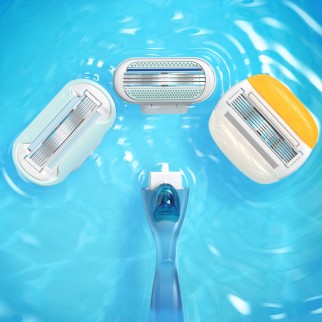 Gillette Venus Smooth Lamette di Ricambio con Aloe Vera per Rasoio