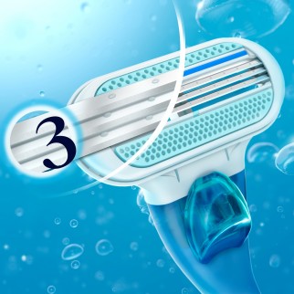 Gillette Venus Smooth Lamette di Ricambio con Aloe Vera per Rasoio