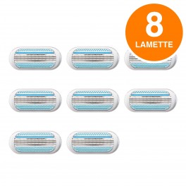 Gillette Venus Smooth Lamette di Ricambio con Aloe Vera per Rasoio