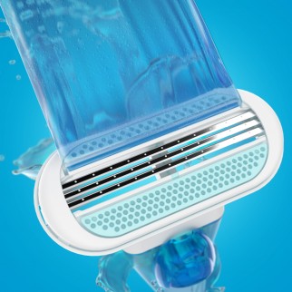 Gillette Venus Smooth Kit con Rasoio per la Depilazione + 6 Lamette