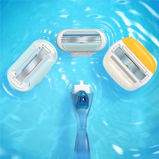 Gillette Venus Smooth Kit con Rasoio per la Depilazione + 6 Lamette