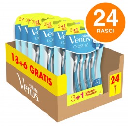 Gillette Venus Oceana Rasoio Donna Usa e Getta - Confezione da 24