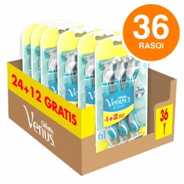 Gillette Venus 3 Sensitive Rasoio Donna Usa e Getta per Pelli