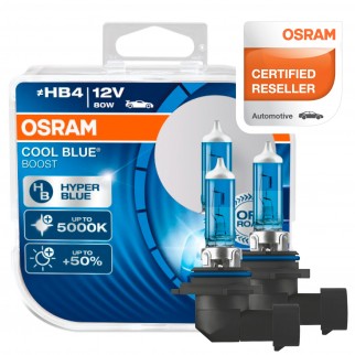 Osram Cool Blue Boost Hyper Blue per Off Road - 2 Lampadine HB4