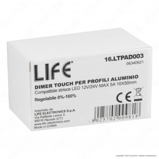 Life Dimmer Touch per Strisce LED per Profili in Alluminio