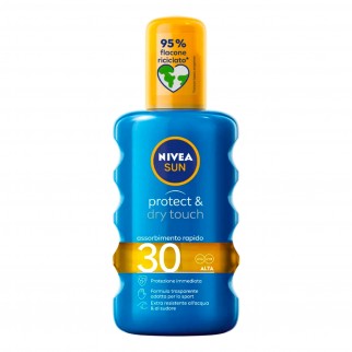 Nivea Sun Spray Solare Protect & Dry Touch SPF 30 - Flacone da 200 ml