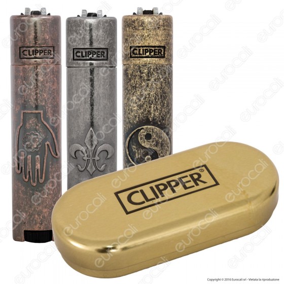 Acquista Clipper Metal Large in Metallo Fantasia Emblems 2