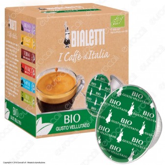 16 Capsule Caffè Bialetti BIO Gusto Vellutato Cialde Originali