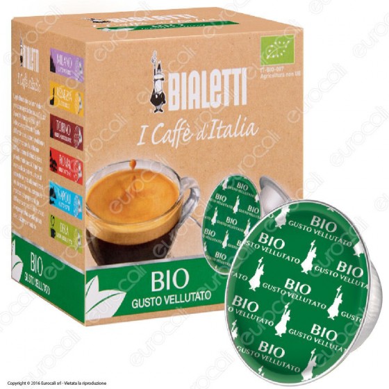 16 Capsule Caffè Bialetti BIO Gusto Vellutato Cialde Originali 16 Capsule Caffè Bialetti BIO Gusto Vellutato Cialde Originali