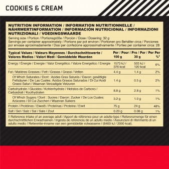 Optimum Nutrition Gold Standard 100% Whey Proteine Isolate Polvere