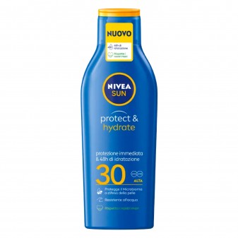 Nivea Sun Latte Solare Protect & Hydrate Protezione Alta SPF 30 - Flacone da 200 ml
