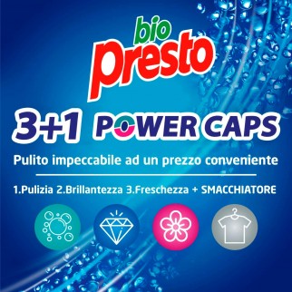 Bio Presto Power Caps Classico Detersivo in Capsule per Lavatrice -